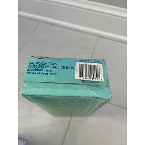 Vintage Dixie Bathroom Paper Refill Cups New Sealed Bluebird 200 Count 3 Oz 2001 - Picture 7 of 8